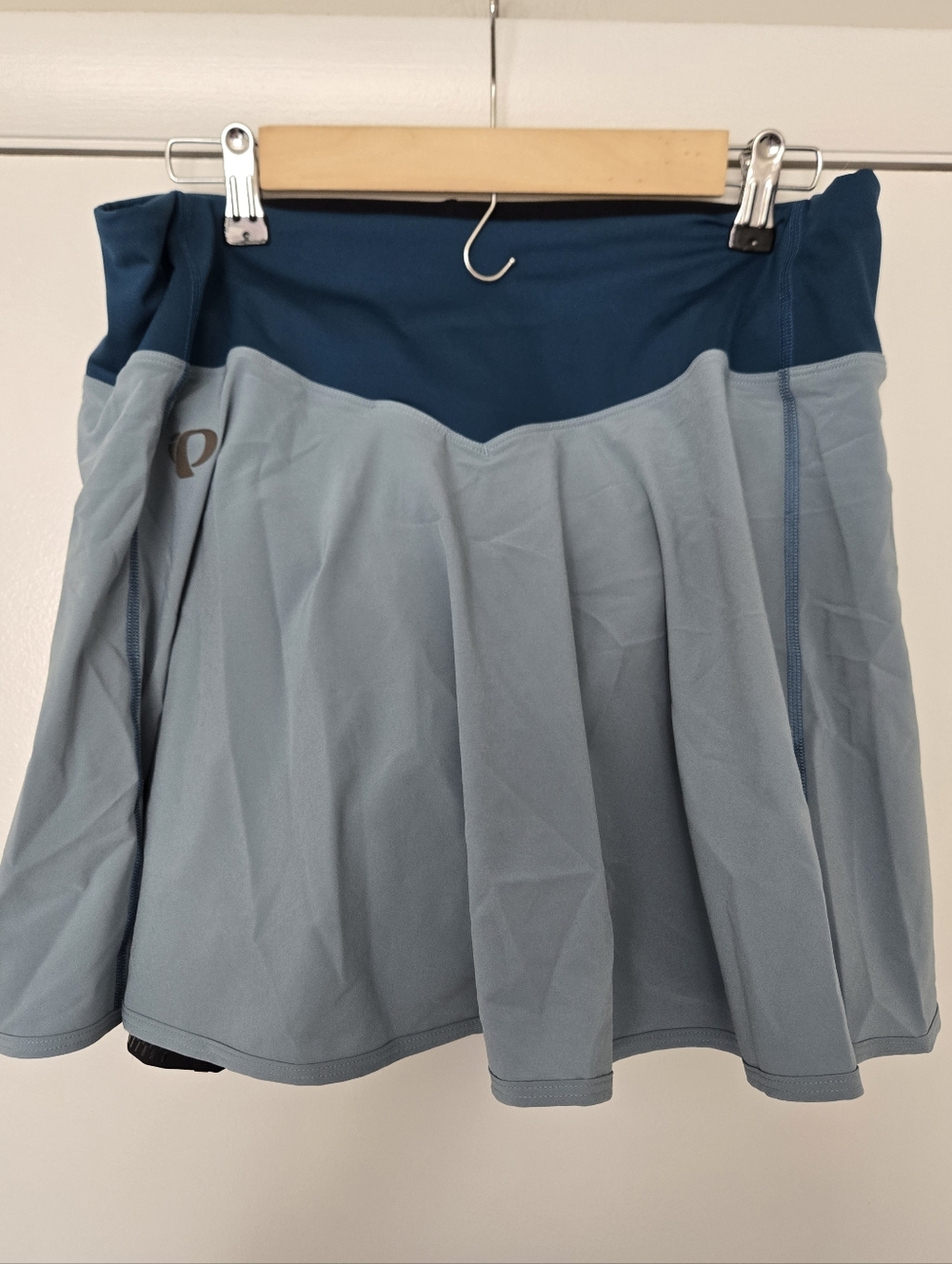 NWT Pearl Izumi Sugar Skirt With Padded Chamois Shorts Size XL Blue Teal